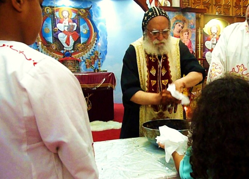 Changing of Spices for St. Mina 2013